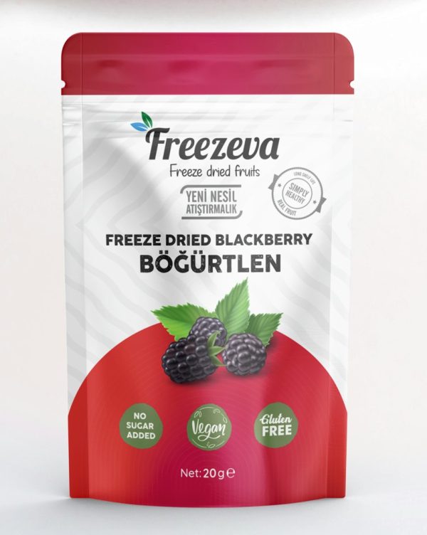 Freezeva Dondurularak Kurutulmuş Böğürtlen 20 gr