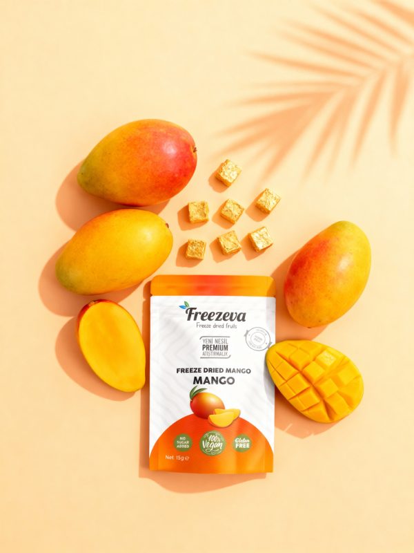 Freezeva Dondurularak Kurutulmuş Mango 15 gr