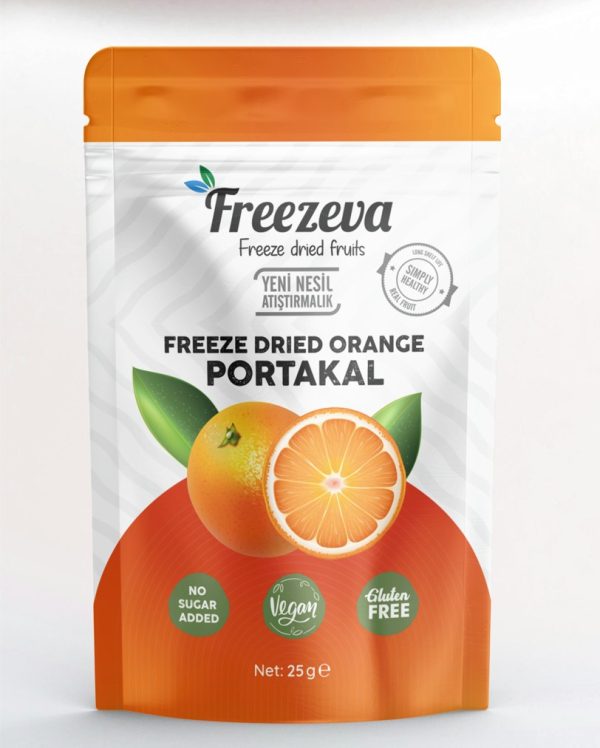Freezeva Dondurularak Kurutulmuş Portakal 25 gr